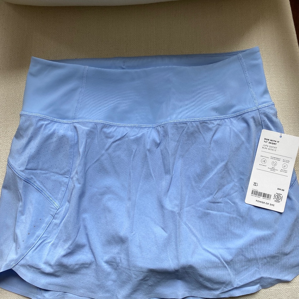Athleta Run with It Skort 14”